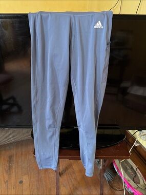 Adidas Womans x- small Light Blue Athletic Joggers